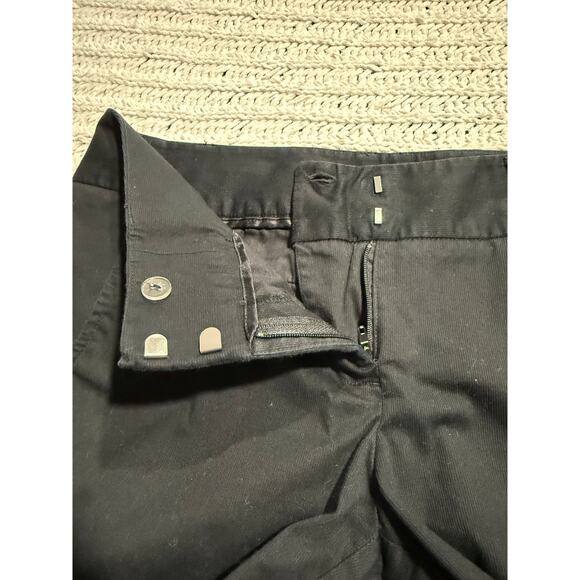 Daisy Fuentes Cropped Dress Pants Stretch Wide Leg Women's Size 4 Onyx Black - Picture 7 of 10